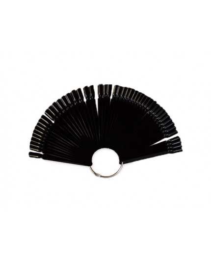 Fan Nail Display Stand 50pcs Black