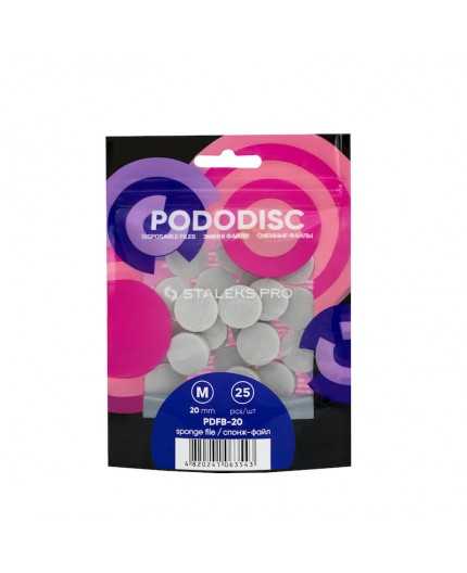 Disposable files-sponges for pedicure disc M Disposable files-sponges for pedicure disc M