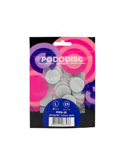Disposable files-sponges for pedicure disc L Disposable files-sponges for pedicure disc L